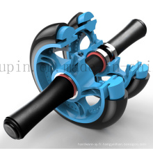 Roue abdominale Abdominale de musculation d&#39;équipement de forme physique de PVC d&#39;OEM